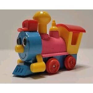 VINTAGE DIE CAST WALT DISNEY MICKEY TOMY TRAIN FIGURINE RARE DESIGN NR